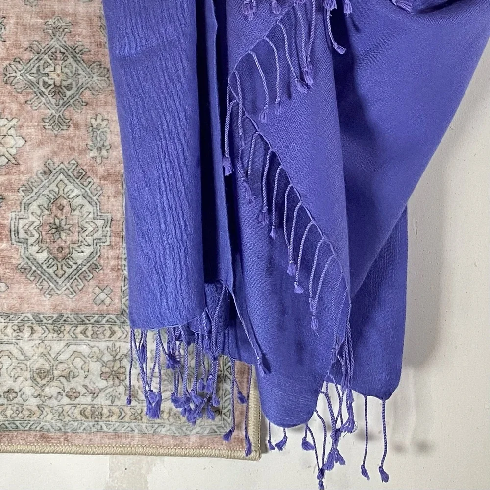 Large Lavender Pashmina Scarf Wrap